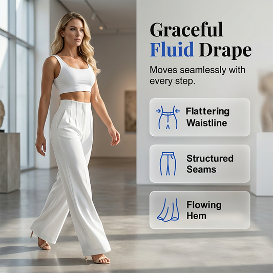 🔥 2026 Hot Sale – 50% OFF🔥Women’s Solid Color Casual Wide Leg Pants