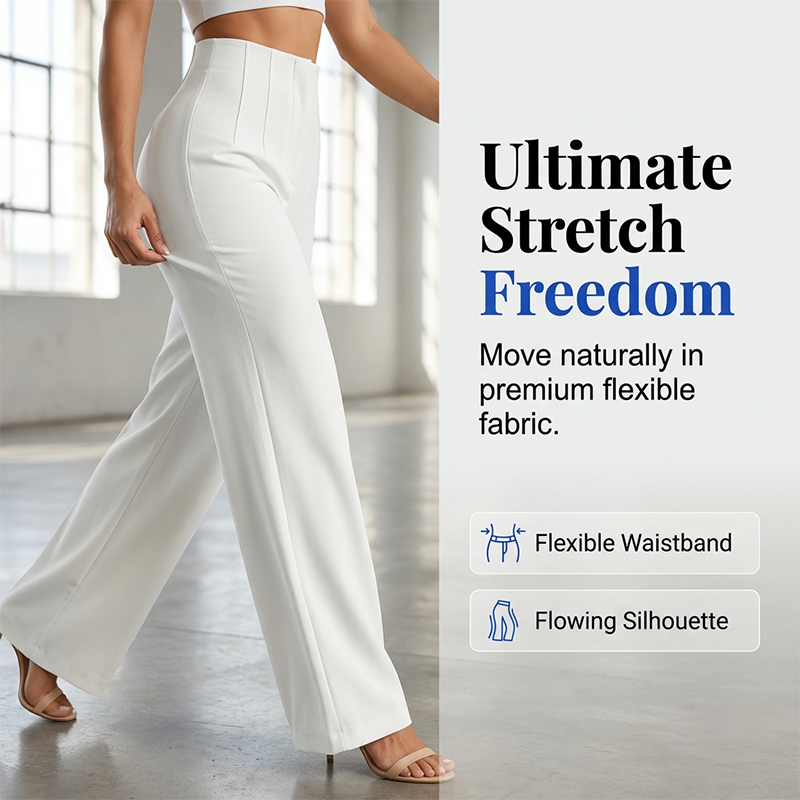 🔥 2026 Hot Sale – 50% OFF🔥Women’s Solid Color Casual Wide Leg Pants
