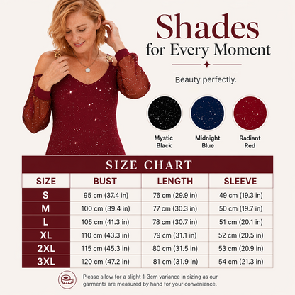 ⌛Limited-Time Offer-Women's Elegant Off-Shoulder Dress with Mesh Sleeves