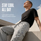 ☁️ All-Day Comfort | Men's Relaxed-Fit Cargo Trousers with Multiple Pockets