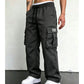 ☁️ All-Day Comfort | Men's Relaxed-Fit Cargo Trousers with Multiple Pockets