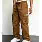 ☁️ All-Day Comfort | Men's Relaxed-Fit Cargo Trousers with Multiple Pockets