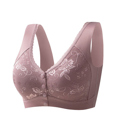 ⏰Buy 1 Get 1 Free💃Front Closure Wire-Free Bra for Elderly Women Seamless Vest Style Plus Size