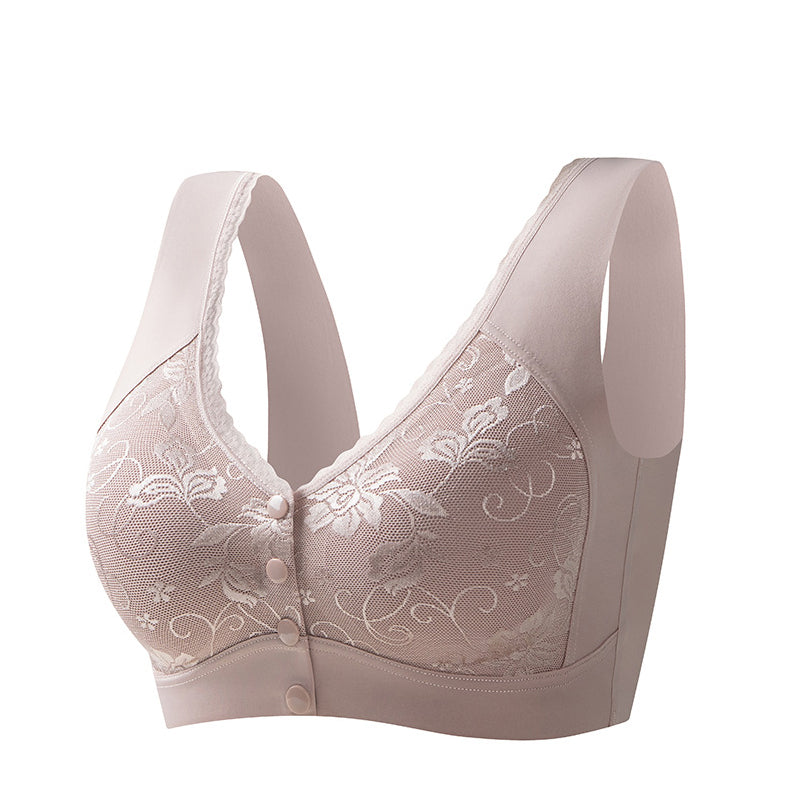 ⏰Buy 1 Get 1 Free💃Front Closure Wire-Free Bra for Elderly Women Seamless Vest Style Plus Size