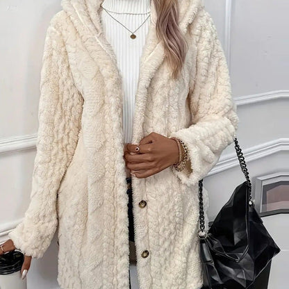 ✨ Women's Hooded Button Down Jacket– Casual Lightweight Outer Layer For Effortless Everyday Style🤍