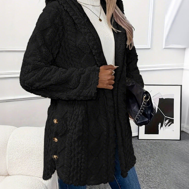 ✨ Women's Hooded Button Down Jacket– Casual Lightweight Outer Layer For Effortless Everyday Style🤍