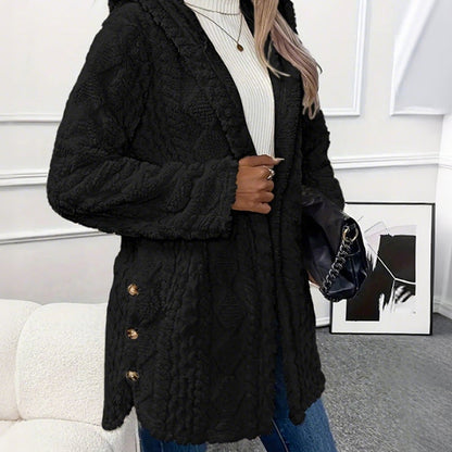 ✨ Women's Hooded Button Down Jacket– Casual Lightweight Outer Layer For Effortless Everyday Style🤍
