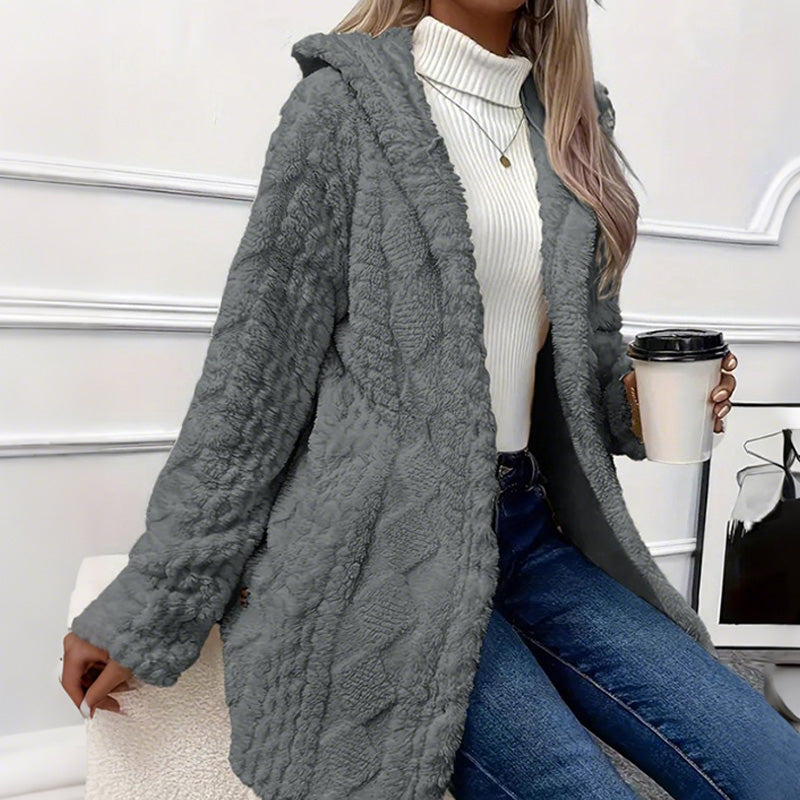 ✨ Women's Hooded Button Down Jacket– Casual Lightweight Outer Layer For Effortless Everyday Style🤍