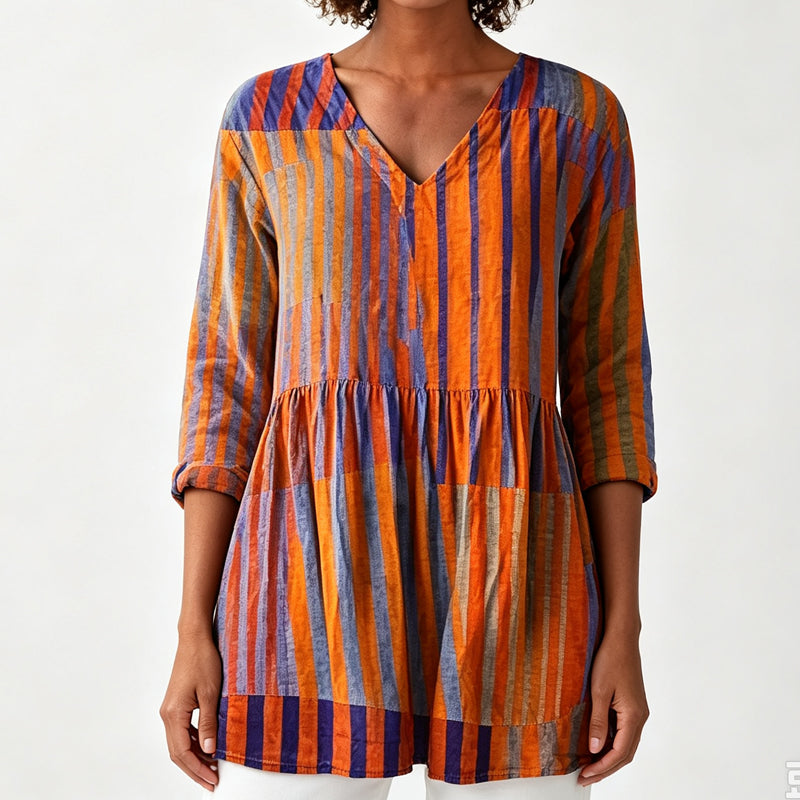 ⏰Last Day Sale 52% Off 💃 Women's Loose Digital Print Round Neck T-Shirt Short Sleeve Casual Top