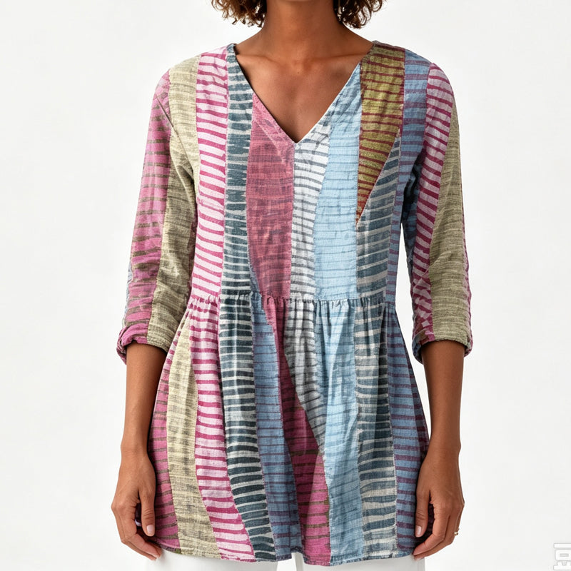⏰Last Day Sale 52% Off 💃 Women's Loose Digital Print Round Neck T-Shirt Short Sleeve Casual Top