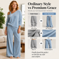 ✨ Effortless Everyday Style | Women's Off-Shoulder Top & Wide-Leg Trousers Set