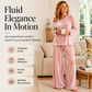 ✨ Effortless Everyday Style | Women's Off-Shoulder Top & Wide-Leg Trousers Set