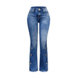 ⏰Last Day Sale 50% Off💃Women High Waisted Distressed Flare Jeans