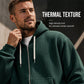 ☁️ All-Day Comfort | Men's Waffle Knit Full-Zip Hooded Sweatshirt
