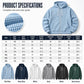 ☁️ All-Day Comfort | Men's Waffle Knit Full-Zip Hooded Sweatshirt