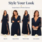 🌹 TIMELESS LACE ELEGANCE | V-Neck Maxi Dress -50%