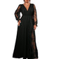 🌹 TIMELESS LACE ELEGANCE | V-Neck Maxi Dress -50%