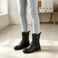 🥾 All-Day Comfort | Women's Round-Toe Chunky Heel Ankle Boots