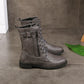 🥾 All-Day Comfort | Women's Round-Toe Chunky Heel Ankle Boots