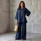 Women's Casual Linen Blend 2-Piece Set