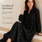 ✨ Effortless Everyday Style | Women's Relaxed-Fit Button-Front Maxi Dress