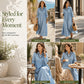 ✨ Effortless Everyday Style | Women's Relaxed-Fit Button-Front Maxi Dress