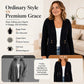Women's Ribbed Knit Cardigan Sweater
