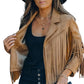 🤎 WESTERN STYLE, MADE MODERN | Suede-Look Fringe Jacket -50%