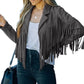 🤎 WESTERN STYLE, MADE MODERN | Suede-Look Fringe Jacket -50%