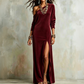 ✨ EFFORTLESS ELEGANCE | Off-Shoulder Side-Slit Dress -50%