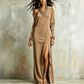 ✨ EFFORTLESS ELEGANCE | Off-Shoulder Side-Slit Dress -50%