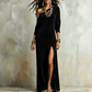 ✨ EFFORTLESS ELEGANCE | Off-Shoulder Side-Slit Dress -50%
