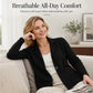 ✨ Elevated Comfort | Women's Soft Knit Lapel Cardigan with Pockets