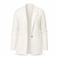 ✨ Elevated Comfort | Women's Soft Knit Lapel Cardigan with Pockets