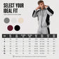 ☁️ All-Day Comfort | Men's Colour-Block Zip-Up Hoodie & Jogger Set