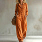 ✨ Effortless Everyday Style | Women's Wide-Leg Cargo Jumpsuit with Pockets