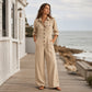 ✨ Effortless Everyday Style | Women's Wide-Leg Cargo Jumpsuit with Pockets