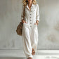 ✨ Effortless Everyday Style | Women's Wide-Leg Cargo Jumpsuit with Pockets