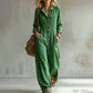 ✨ Effortless Everyday Style | Women's Wide-Leg Cargo Jumpsuit with Pockets