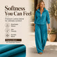 ✨ Elevated Comfort | Women's Zip-Up Cardigan & Wide-Leg Trousers Set