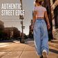 ✨ Effortless Everyday Style | Women's Distressed High-Rise Wide-Leg Jeans