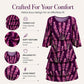 🌸 Feel-Good Style | Women's Floral Print Ruffle Midi Dress