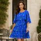 🌸 Feel-Good Style | Women's Floral Print Ruffle Midi Dress