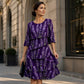 🌸 Feel-Good Style | Women's Floral Print Ruffle Midi Dress