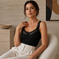 ✨ Easy-Wear Style | Women's Lace-Trim V-Neck Slim-Fit Tank Top