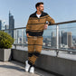 ☁️ All-Day Comfort | Men's Printed Half-Zip Sweatshirt & Trousers Set