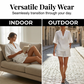 ✨ Effortless Everyday Style | Women's V-Neck Top & Wide-Leg Shorts Set