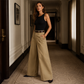 ✨ Effortless Everyday Style | Women's High-Waisted Wide-Leg Trousers with Pockets