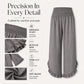 ✨ Easy Everyday Comfort | Women's High-Waisted Cotton-Linen Trousers