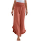 ✨ Easy Everyday Comfort | Women's High-Waisted Cotton-Linen Trousers